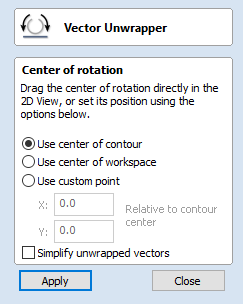 Vector Unwrapper Form